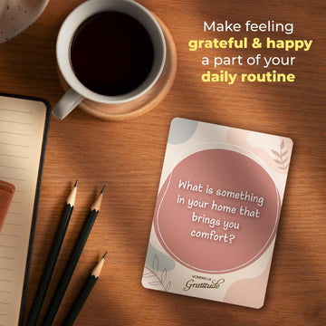ThinkPsych Moments of Gratitude Cards | 52 Daily Questions for Mindfulness & Self-Reflection | Positive Psychology Self-Care Deck | Teens & Adults
