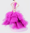 Cora Gu Handmade Purple Gown Fit 12 inch Fashion Doll and Doll not Included