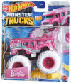 Hot Wheels Monster Trucks Barbie Ultimate Camper, Includes Connect and Crash Car