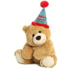 Aurora® Snuggly Happy Birthday Bear Stuffed Animal - Comforting Companions for Imaginative Play - Perfect for Kids, Adults, Birthdays,