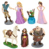 Disney Store Official Tangled Figure Set - Includes 7 Fully Sculpted Figures in a Gift Box - Featuring Rapunzel, Flynn, Pascal & More- Perfect
