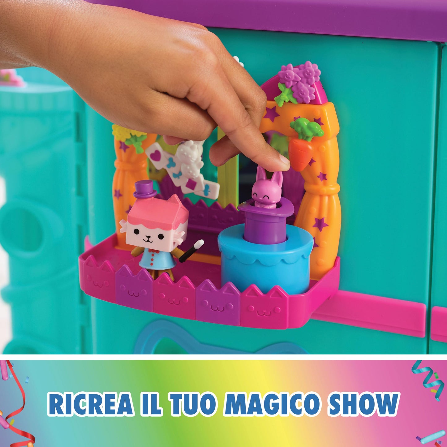 The Gabby Dollhouse - Balcony Talent Show 'Baby Box' GABBY'S Dollhouse + Figure Baby Box + Dollhouse Accessories - 6071358 - Children's Games - Toys