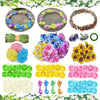 WUBOMJIO Flower Crowns Craft Kit, Make Your Own 12 PCs Floral Crowns Garland Handmade Arts and Crafts Kit, DIY Fairy Flower Headbands
