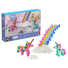 PLUS PLUS Learn to Build Unicorns, 275 Pieces - Interlocking Mini Hashtag Blocks, 3D Unicorn Birthday Gift for Girls & Boys - Fun Stem Toy for Kids