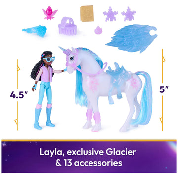 Unicorn Academy Glacier’s Gemstone Adventure, Dolls & Unicorn Toys, Ages 4+