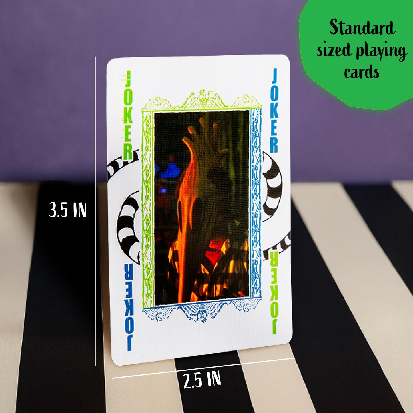 Aquarius Beetlejuice Playing Cards - Deck of Cards for Beetlejuice Fans - Unique Card Designs, Gift & Merchandise for All Ages
