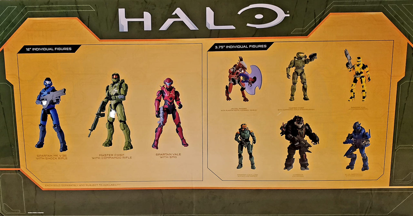 Halo 12" UNSC 4 Pack 8 Pieces