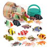 Terra by Battat Tropical Fish World, 60 Mini Ocean Animal Figures, Animals