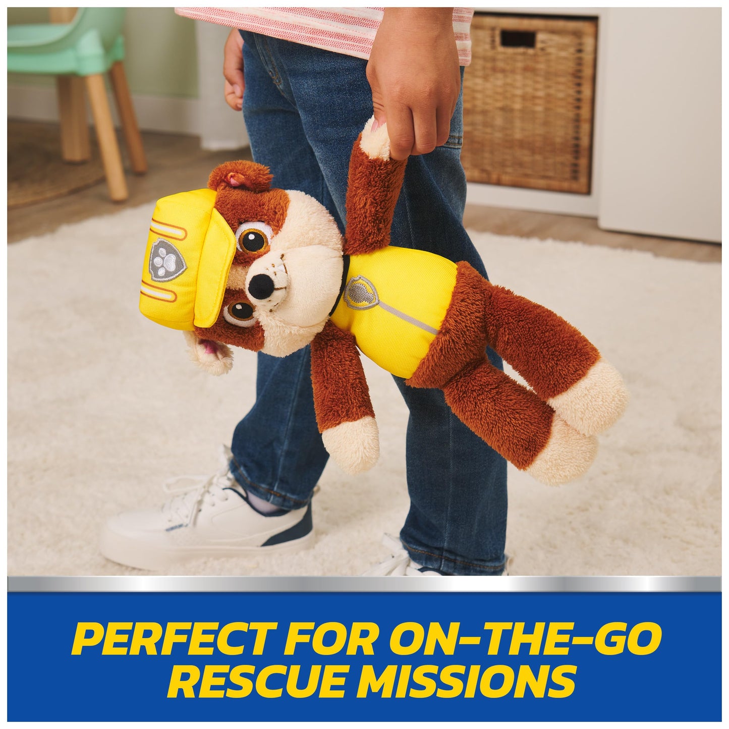 GUND PAW Patrol Rubble Take Along Buddy 13-Inch Plush for Ages 1+