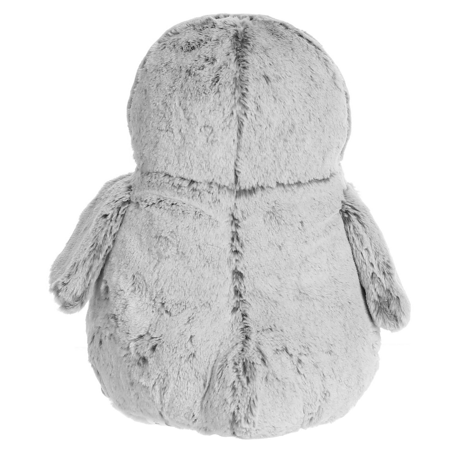Aurora® Playful Pompom Penguin™ Stuffed Animal - Vibrant Companions for Warm Cuddles - Perfect for Adults, Kids, and Birthdays - Gray 11 Inches
