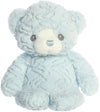 Aurora® Snuggly Huggy Bear™ Baby Stuffed Animal - Comforting Companion - Imaginative Play - Blue 9 Inches