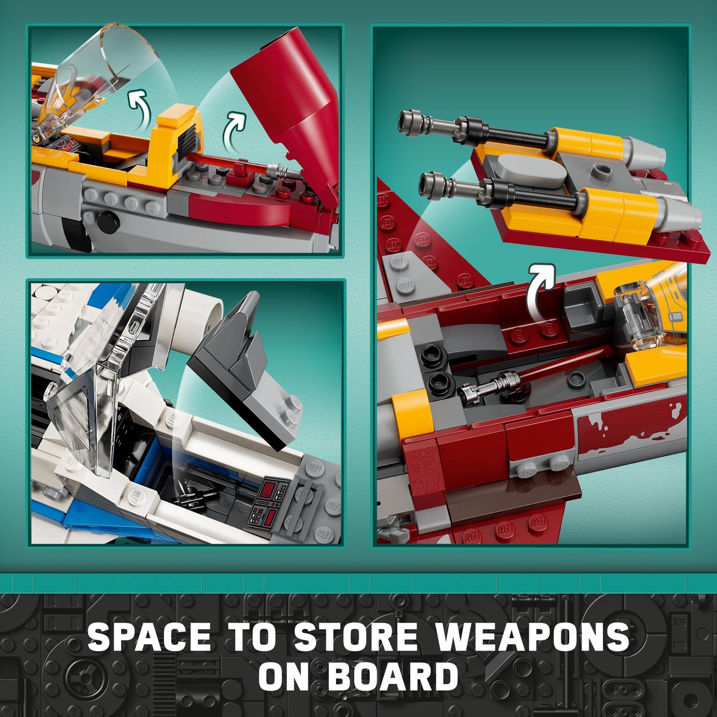 LEGO Star Wars: Ahsoka New Republic E-Wing vs. Shin Hati’s Starfighter 75364 Star Wars Playset Based on The Ahsoka TV Series, Show Inspired Building