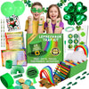 XOXO Parents Leprechaun Trap Kit with 17 Days of Gifts & Activities - St Patricks Day Countdown Tradition for Kids - 17 Daily Surprises, Tricks