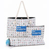 Miyxsin American Mahjong Bags for Tiles and Racks, 3 Pcs Empty Mahjong Carrying Bags, Large Canvas Travel Carry for Travel Mah Jong Accessories,