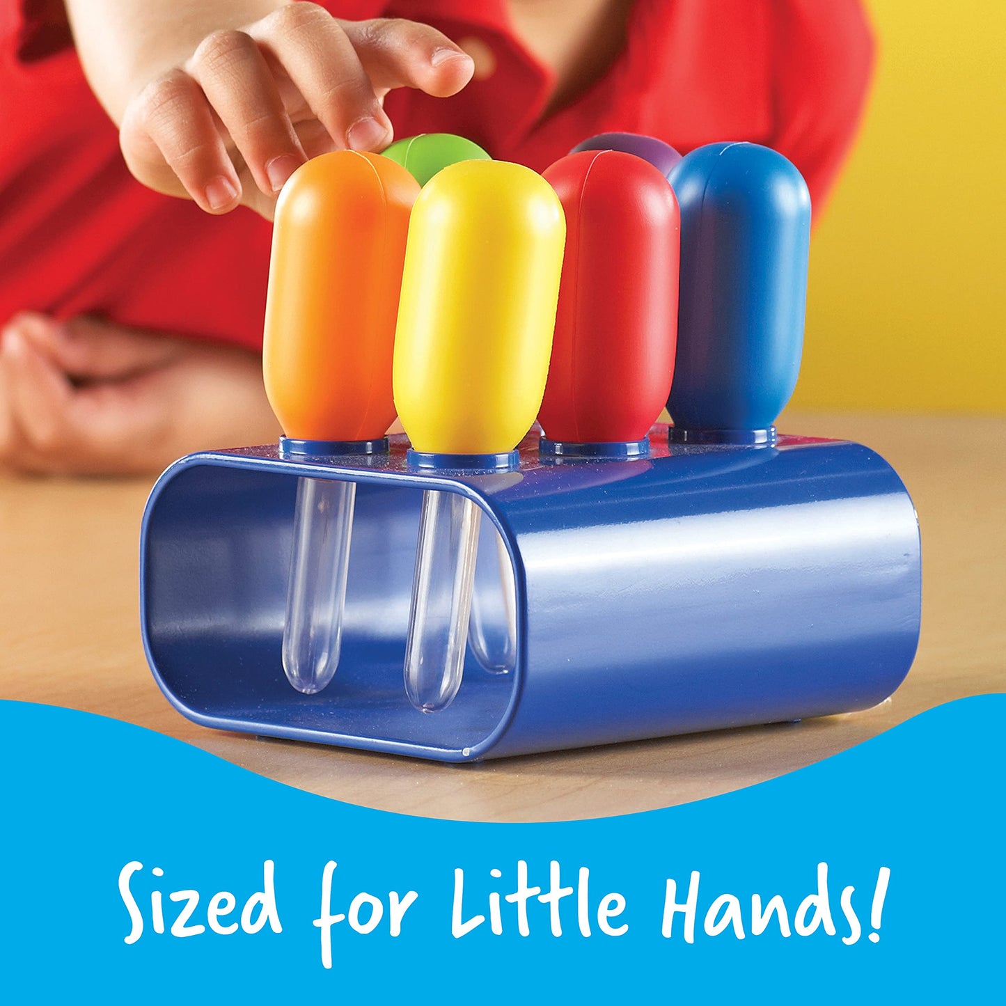 Learning Resources Jumbo Eyedroppers - Science Experiments for Kids, Sensory Water Table Toys, Toddler Tools, Preschool STEM, Fine Motor Skills Toys
