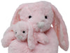 Mother & Baby Stuffed Rabbit Plush Set | Super Soft Bunny Stuffed Animal | Cute Plushies for Kids Bedroom | 15" Stuffed Animals for Girls & Boys |