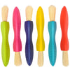 READY 2 LEARN Triangle Grip Toddler Paintbrush Set - Set of 6 - Easy-Grip Art Supplies - Thick Paint Brushes for Toddler Art - Art Supplies