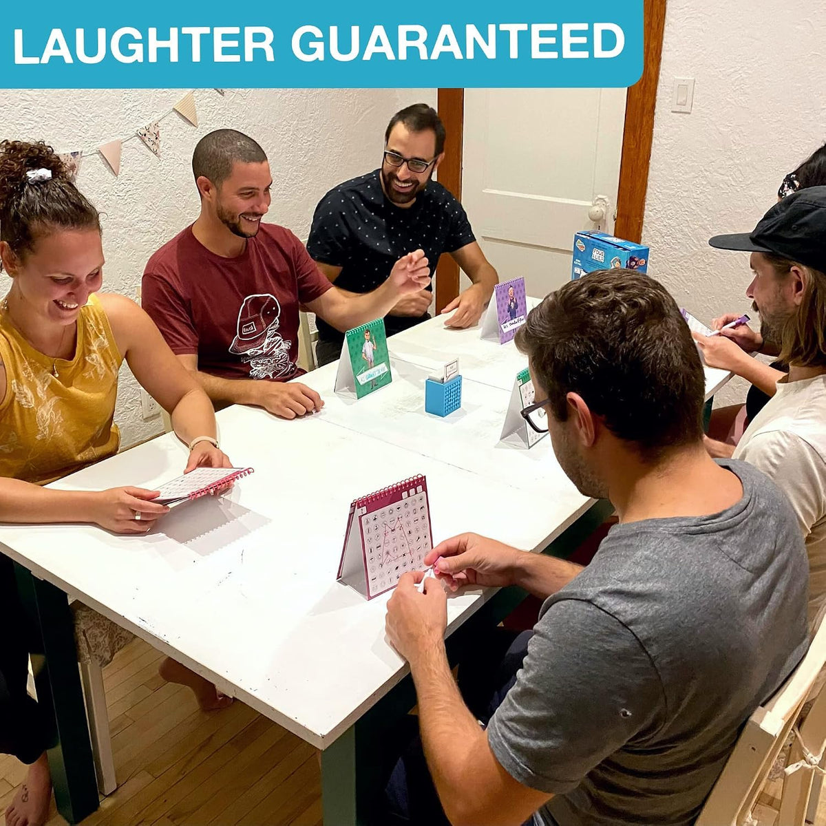 Synapses Games | Draw the Line | Family-Friendly Party Game | 4 to 8 Players | 20 Minutes | Ages 10+