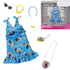 Barbie Storytelling Fashion Pack of Doll Clothes Inspired by Minions: Denim Dress and 6 Accessories Dolls, Gift for 3 to 8 Year Olds
