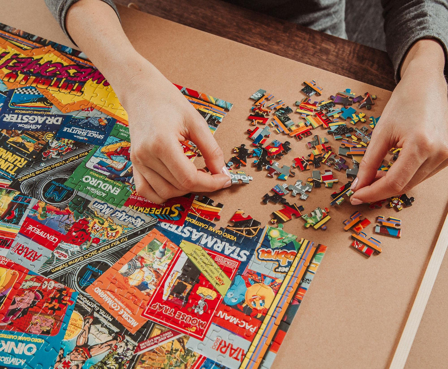 OG Gaming 1000-Piece Jigsaw Puzzle for Adults, Kids | Interactive Brain Teaser, Educational Toys & Games for Home, Indoor Activities, Building Sorting