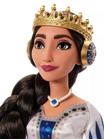 Mattel Disney’s Wish 2-Doll Set, King Magnifico & Queen Amaya Posable Fashion Dolls with Removable Outfits & Accessories, HRC18