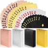 4 Decks Waterproof Playing Cards Plastic Poker Cards, Foil Poker Cards Novelty Poker Cards Waterproof Deck of Cards Tricks Tool Playing Card for Men