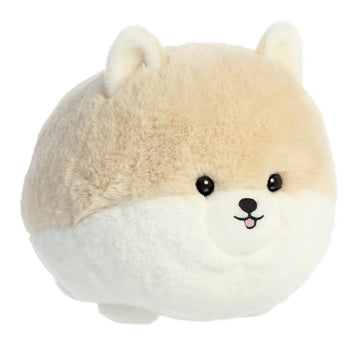 Aurora® Playful Teddy Pets™ Pom Stuffed Animal - Unique Design - Endless Play - Cream 9 Inches