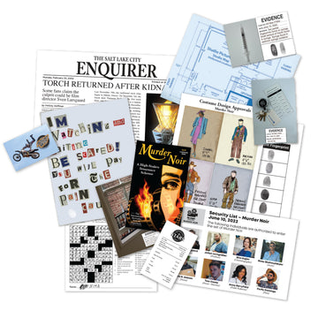 Murder Mystery Party Case Files: Murder Noir for 1 or More Players Ages 14 and Up