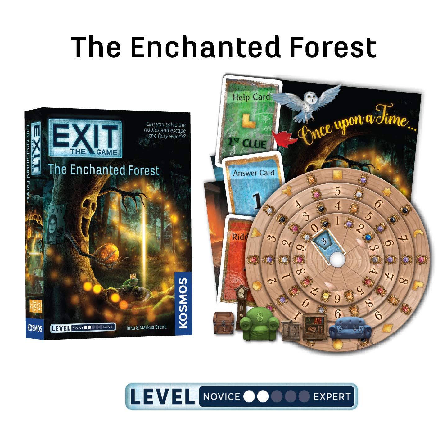 EXIT: The Game 4-Pack Escape Room Bundle | Season 4 | Theft on the Mississippi | Stormy Flight | Cemetery of the Knight | Enchanted Forest |