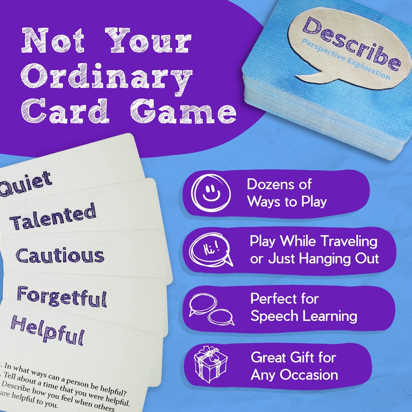 Describe Cards Deck Two Expansion 56 Conversation Cards