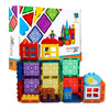 Playmags Magnetic Tiles, 18Pcs Magnetic Building Bricks, Exclusive Magnetic Blocks, Skill Development, Ages 3+ (Big Bricks Tiles)