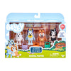 Bluey School Mates Figurine Toys Pack of 4, Articulated Jack, Pretzel, and Mackenzie Character Toys with Lunch Boxes, Action Figures for Kids Ages 3+