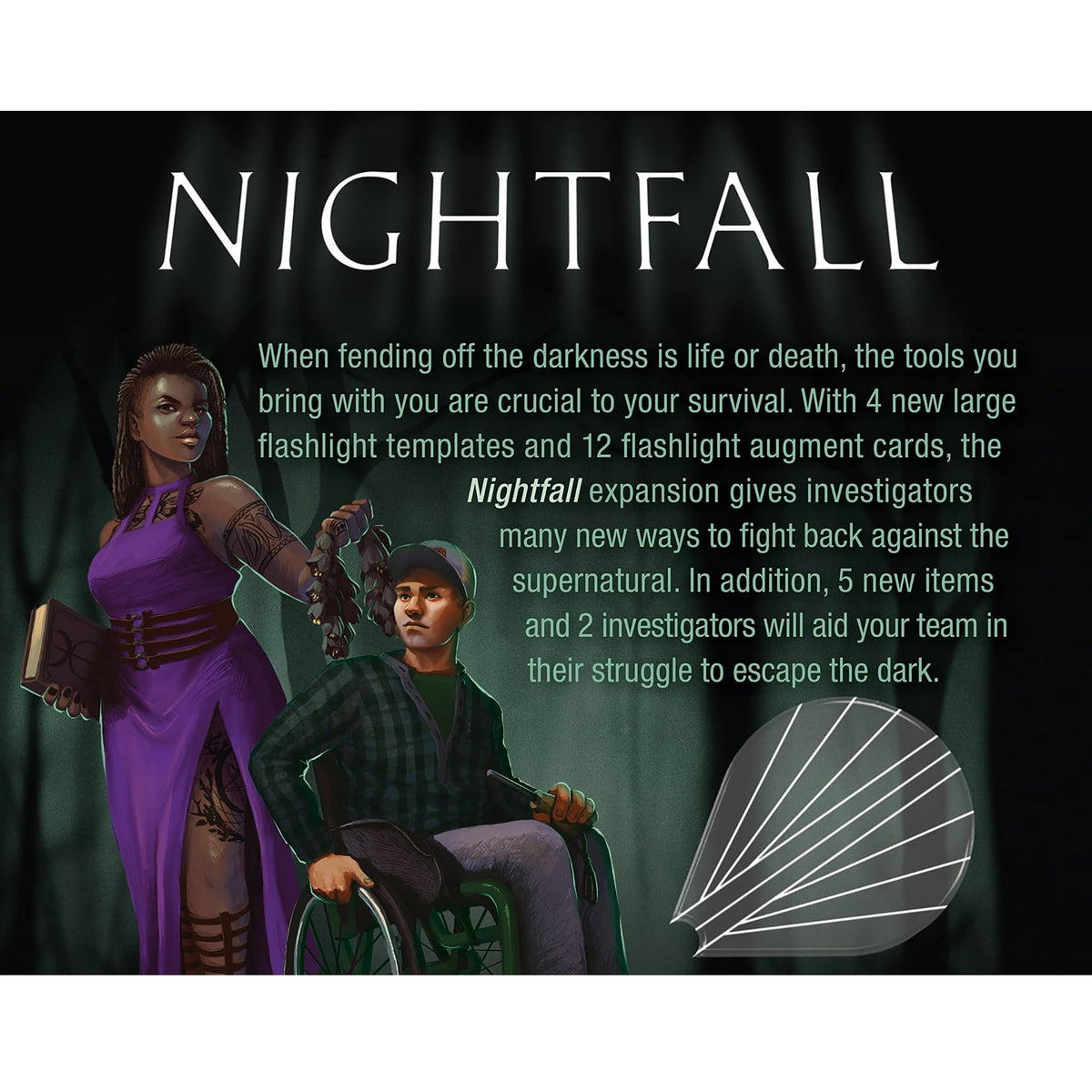 Sophisticated Cerberus Games: The Stifling Dark Nightfall Expansion - Horror Strategy Board Game, New Content, Requires Base Game, Age 14+, 2-5 Player