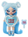 MGA Entertainment Na Na Na Surprise Lily Sarang - Blue Teddy Bear-Inspired 7.5" Fashion Doll with Light Blue Hair, Heart-Shaped Dress and Brush