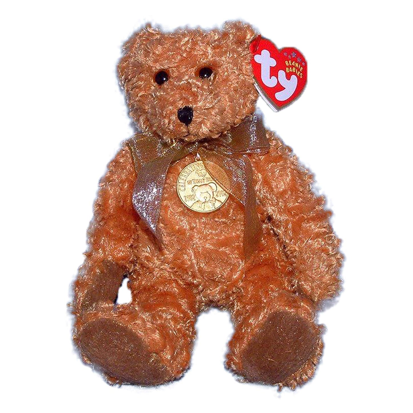 TY Beanie Baby - TEDDY the Bear (100th Anniversary Teddy)