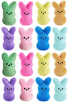 Rdogeia 16PCS Easter Stuffed Bunny Plush Toys,Easter Basket Stuffers Egg Fillers,Easter Bunny Bulk Stuffed Animals Plushie for Kids Boys Girls Party