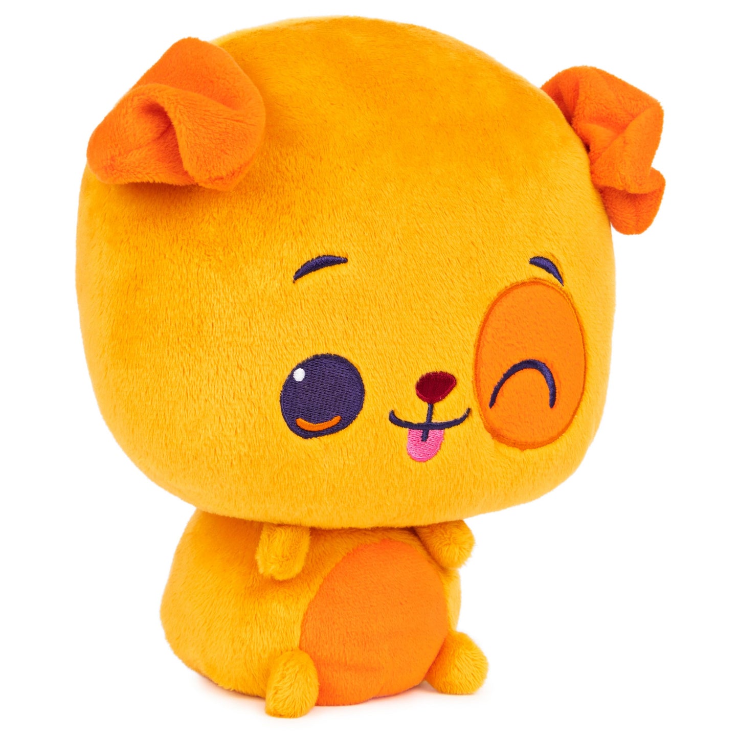 GUND Drops, Paulie Pup, Expressive Premium Stuffed Animal Soft Plush Pet, Orange Puppy, 9”