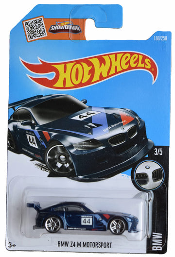 Hot Wheels BMW Z4 M Motorsport - BMW 3/5 - Blue