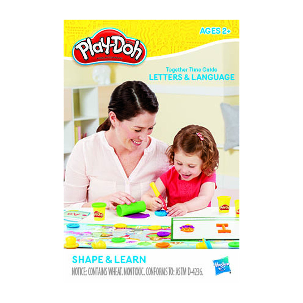 Play-Doh Shape and Learn Letters and Language