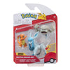 Pokémon PKW2808 Battle Figures Set - Small Stone, Glumanda, Glaziola - Official Detailed Figures, 5 cm Each