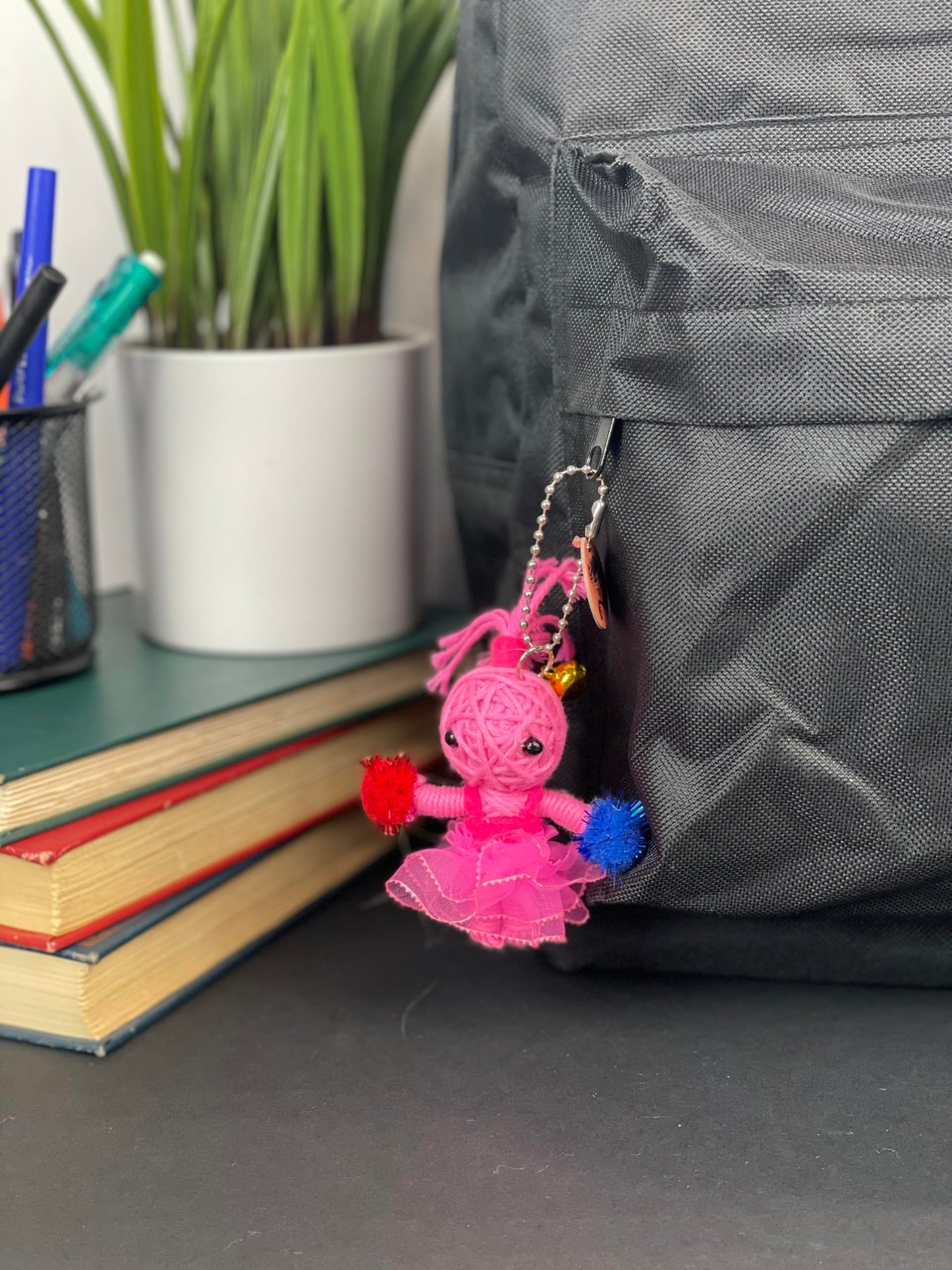 Watchover Voodoo 3-Inch Hey Sister Go Sister Keychain - Handcrafted Gift to Bring Good Luck and Positivity Everywhere You Go