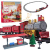 Goldlok Electric Train Set with Light & Sounds, 19 PCS Train Toys for Toddlers 3-5 & Kids 4-8, Locomotive, Passenger Car, 12 Tracks, Indoor Toy