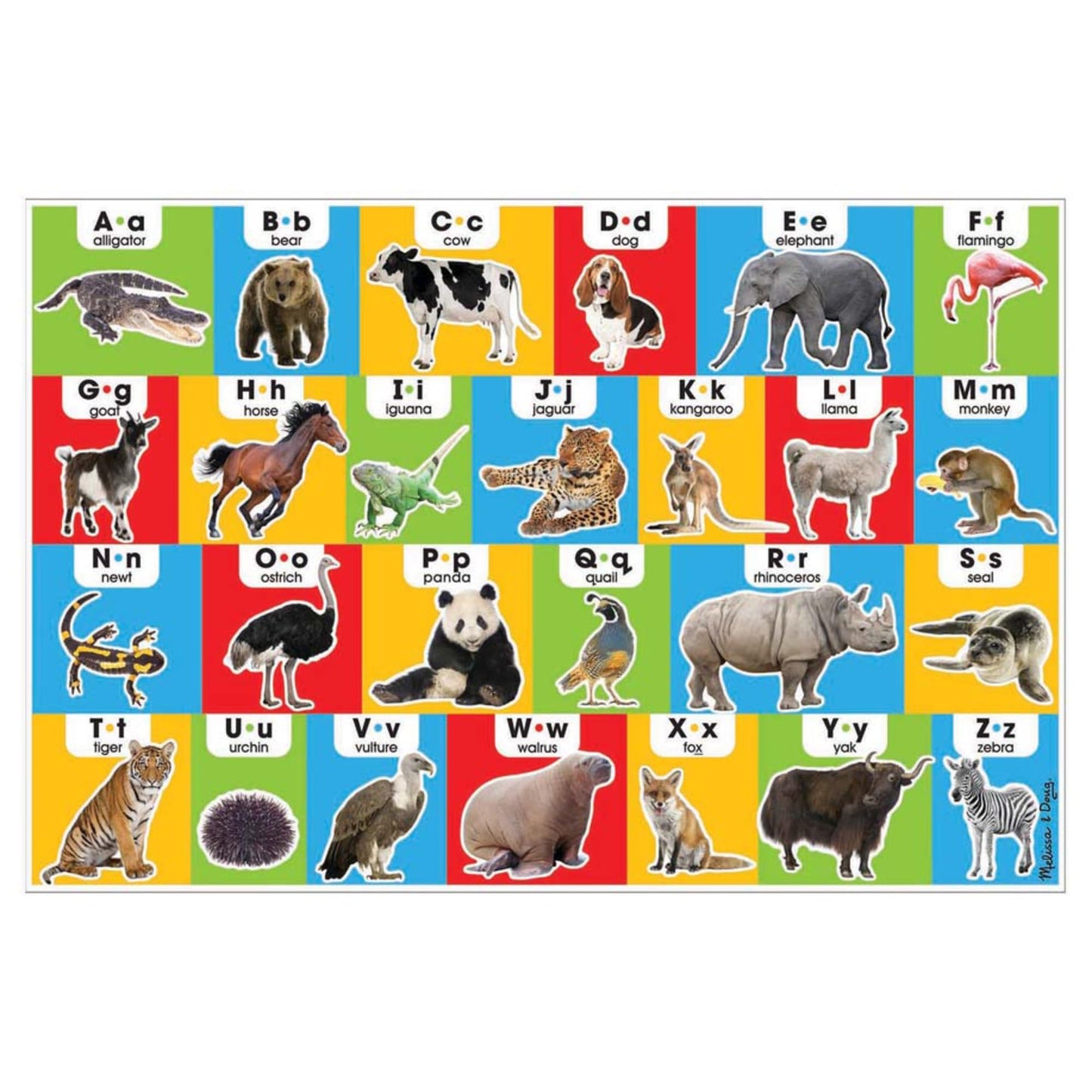 Animal Alphabet Floor Puzzle - 24 Pieces