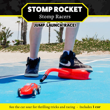 Stomp Racer by Stomp Rocket, Air Powered Race Car, 1 Red Car