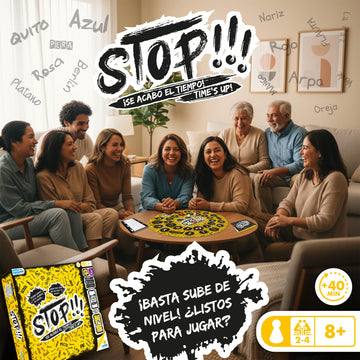 RONDA Stop Word Category Board Game for Family Game Night Ages 8+