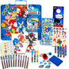 Sonic the Hedgehog Coloring Activity Kit - Bundle with Coloring Pages, Markers, Crayons, Stickers, Stampers, More for Kids, Toddlers, Boys | Sonic