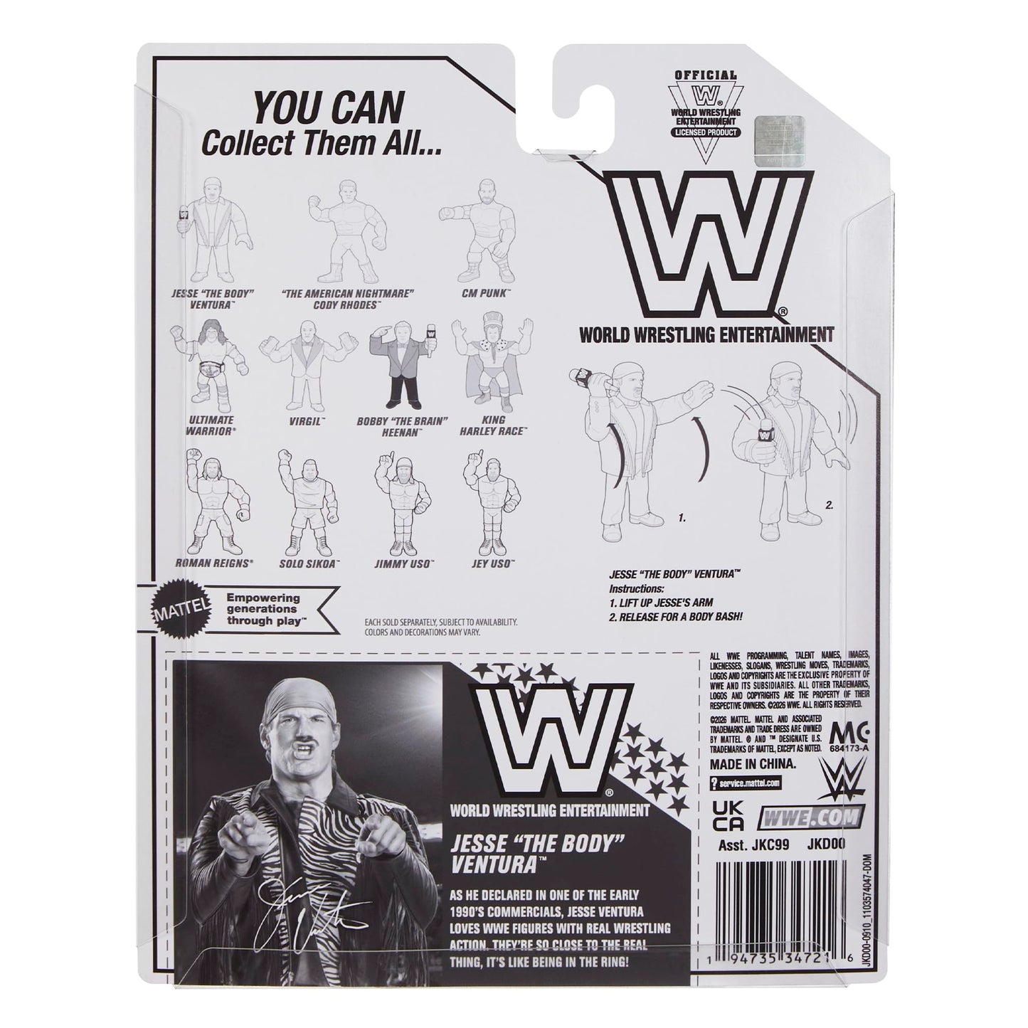 WWE Jesse Ventura 2026 Retros (Wave 1) Ringside Exclusive