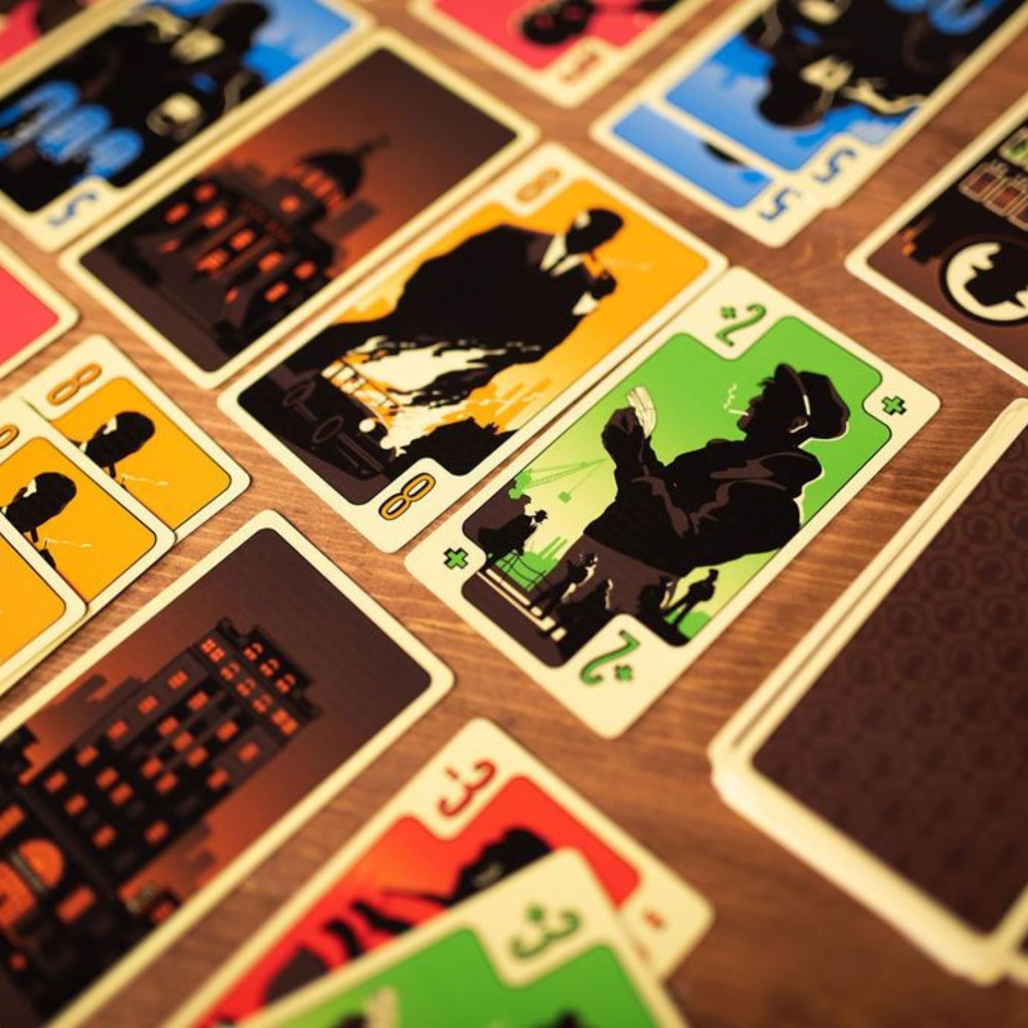 District Noir Card Game - Control the Criminal Underworld in a Strategic Battle, Fun Family Game for Kids and Adults, Ages 10+, 2 Players, 10-20