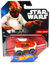 Hot Wheels Star Wars Character Car, Admiral Ackbar