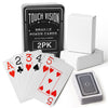 BozenTek 2PK Braille Playing Cards for The Visually Impaired - Best Gifts for Blind Adults, Braille Poker for Learn Braille, Perfect for Games
